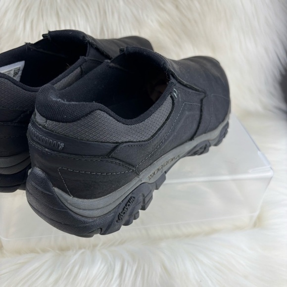 Merrell Black Slip-On Loafers with Elastic Goring main image 7